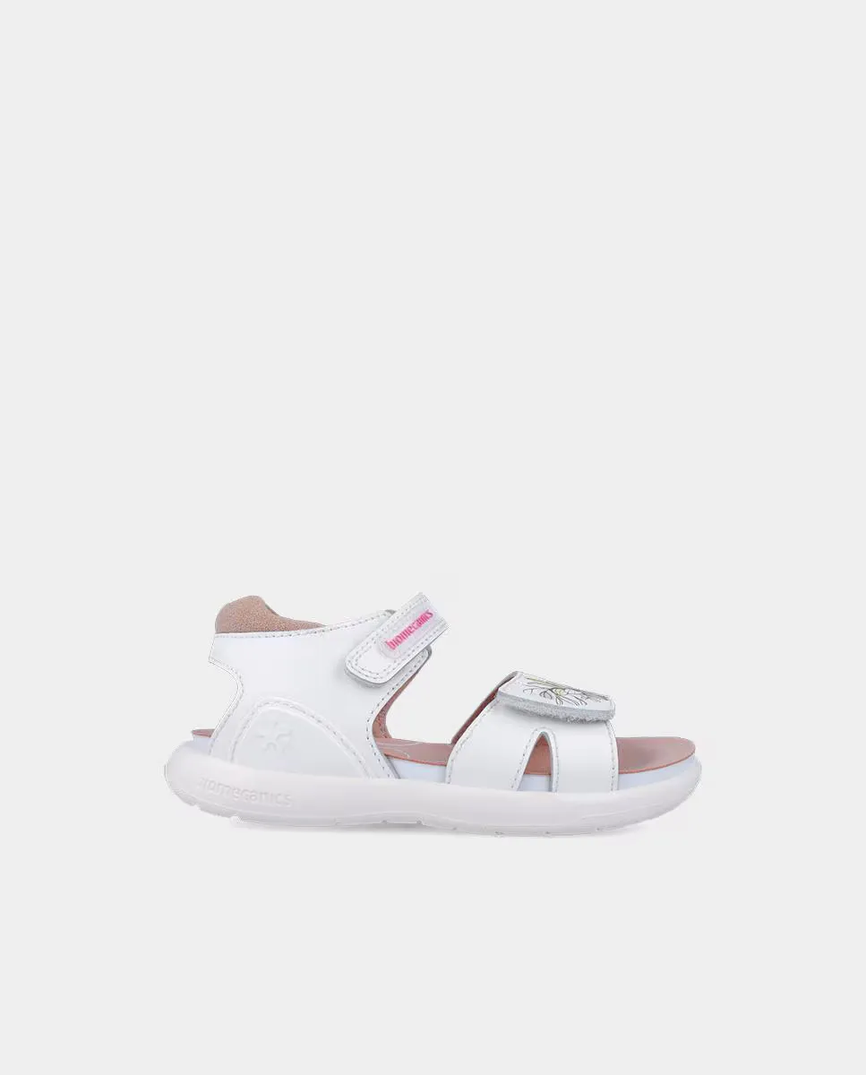 Открытые кожаные босоножки для девочек с цветочной деталью Biomecanics, белый
Открытые кожаные босоножки для девочек с цветочной деталью Biomecanics, белый