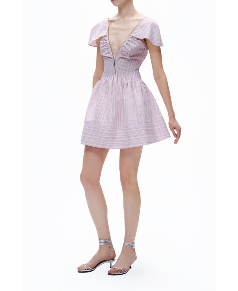 Женское полосатое мини-платье с застежкой-молнией NOCTURNE, Light/pastel pink
Женское полосатое мини-платье с застежкой-молнией NOCTURNE, Light/pastel pink