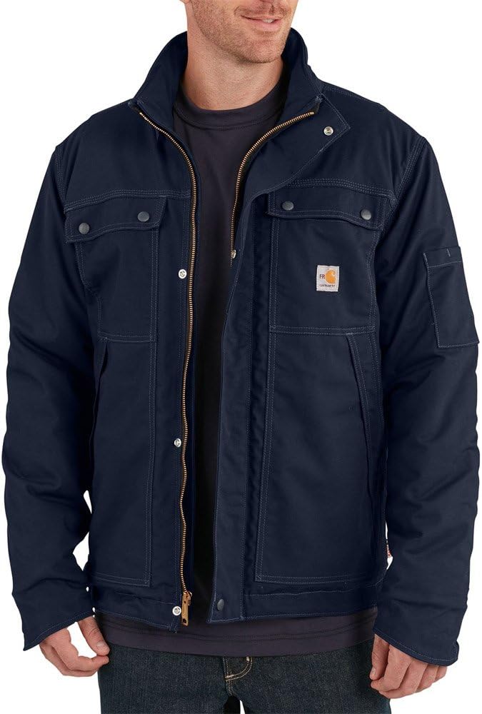 Carhartt мужская огнестойкая куртка Full Swing Relaxed Fit Quick Duck с утеплителем, Dark Navy
Carhartt мужская огнестойкая куртка Full Swing Relaxed Fit Quick Duck с утеплителем, Dark Navy