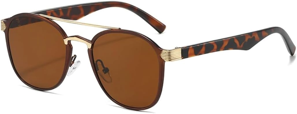 Модные солнцезащитные очки с двойной перемычкой, квадратной формы, для женщин, в стиле ретро, для мужчин, с градиентным зеркальным покрытием, защита от УФ-излучения UV400 generic, Bronze Leopard Tea
Модные солнцезащитные очки с двойной перемычкой, квадратной формы, для женщин, в стиле ретро, для мужчин, с градиентным зеркальным покрытием, защита от УФ-излучения UV400 generic, Bronze Leopard Tea