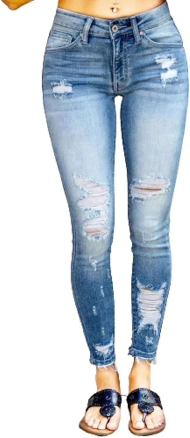 DGHM-JLMY женские потертые джинсы slim fit с потертостями
DGHM-JLMY женские потертые джинсы slim fit с потертостями