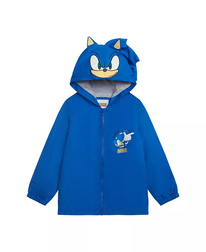 Детский дождевик с капюшоном Big Boys Ornament SEGA Sonic the Hedgehog, синий 
Детский дождевик с капюшоном Big Boys Ornament SEGA Sonic the Hedgehog, синий