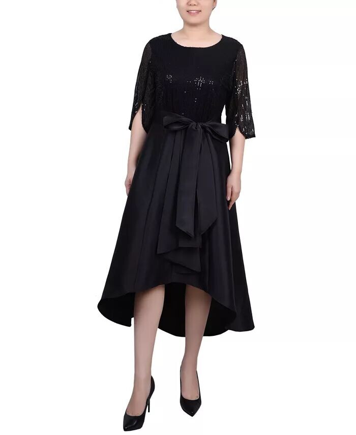 Миниатюрное праздничное платье хай-лоу с пайетками и жаккардом NY Collection, черный
Миниатюрное праздничное платье хай-лоу с пайетками и жаккардом NY Collection, черный