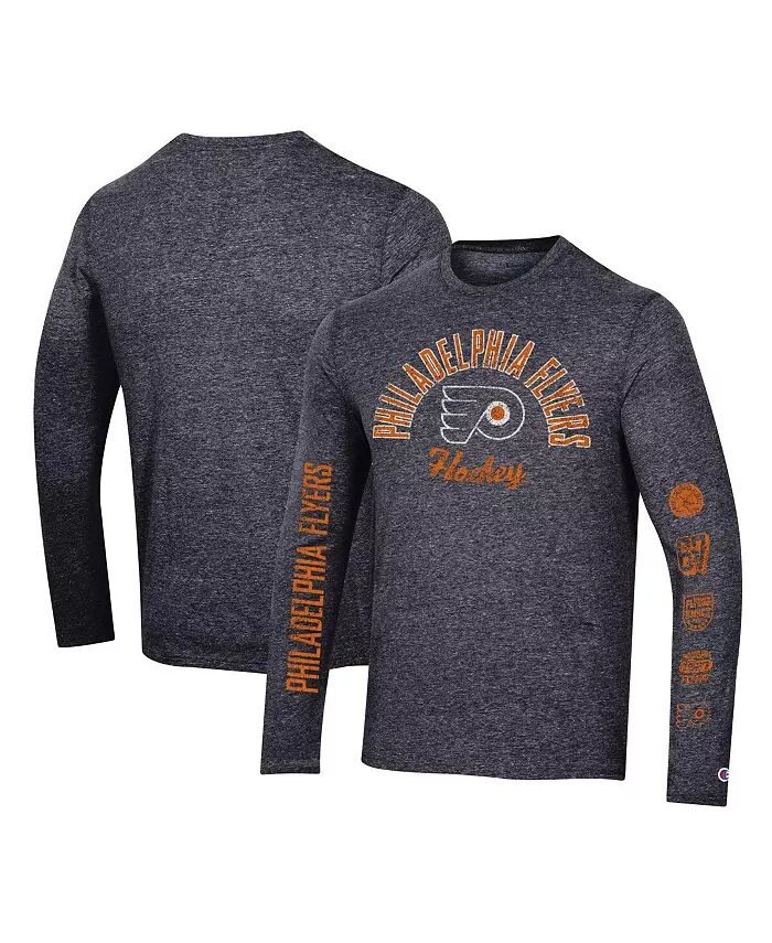 Футболка мужская с длинным рукавом Philadelphia Flyers Multi-Logo Tri-Blend, цвет черный, состаренный Champion
Футболка мужская с длинным рукавом Philadelphia Flyers Multi-Logo Tri-Blend, цвет черный, состаренный Champion