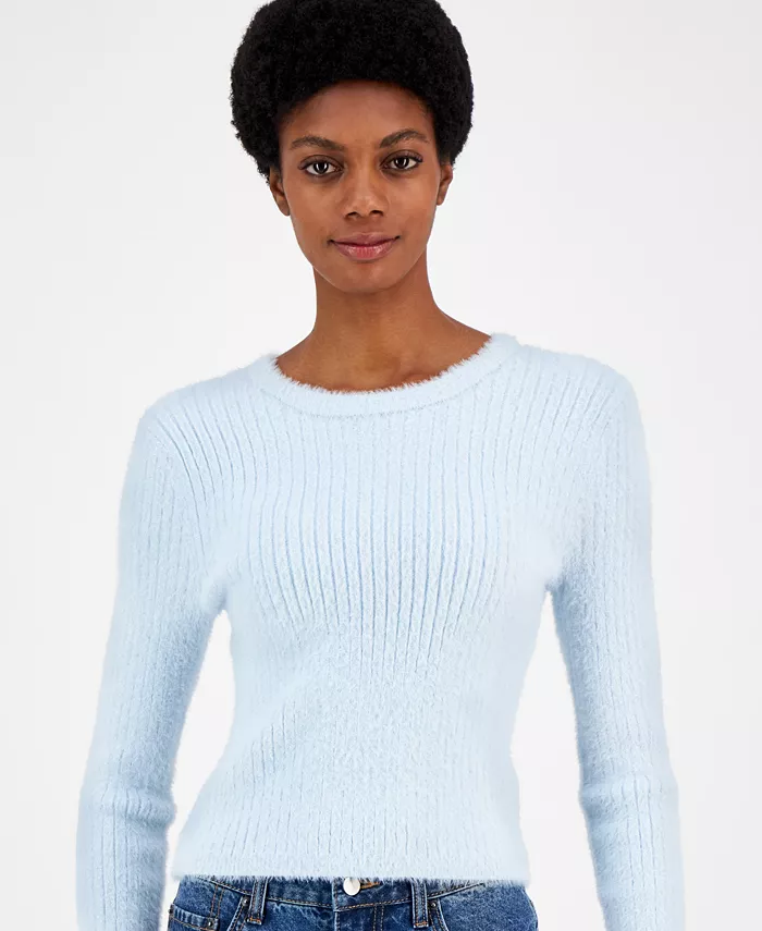 Молодежный свитер с круглым вырезом и люрексом Madden Girl, синий
Молодежный свитер с круглым вырезом и люрексом Madden Girl, синий