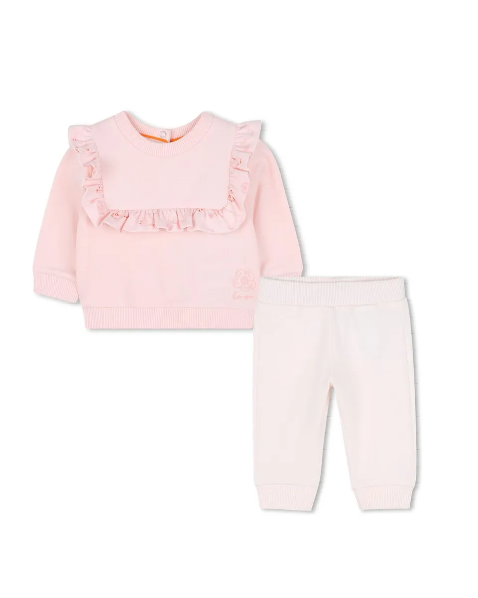 Комплект для малыша розового цвета с длинными рукавами Kenzo Kids
Комплект для малыша розового цвета с длинными рукавами Kenzo Kids