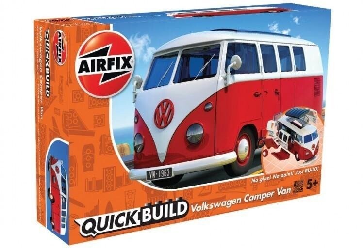 Пластиковая модель QUICKBUILD VW Camper Van красный Airfix
Пластиковая модель QUICKBUILD VW Camper Van красный Airfix