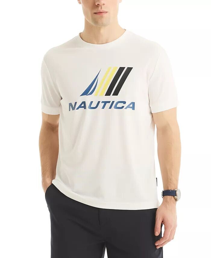 Мужская футболка Navtech Classic-Fit с логотипом и графическим принтом Nautica, белый
Мужская футболка Navtech Classic-Fit с логотипом и графическим принтом Nautica, белый