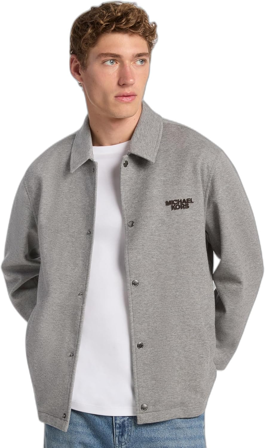 Ветровка Michael Kors для мужчин с логотипом, Ash Melange
Ветровка Michael Kors для мужчин с логотипом, Ash Melange