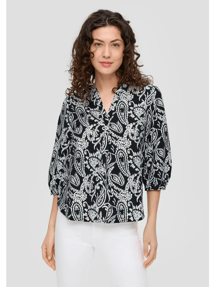 Блуза sOliver 3/4 Arm, цвет schwarz-weiß
Блуза sOliver 3/4 Arm, цвет schwarz-weiß