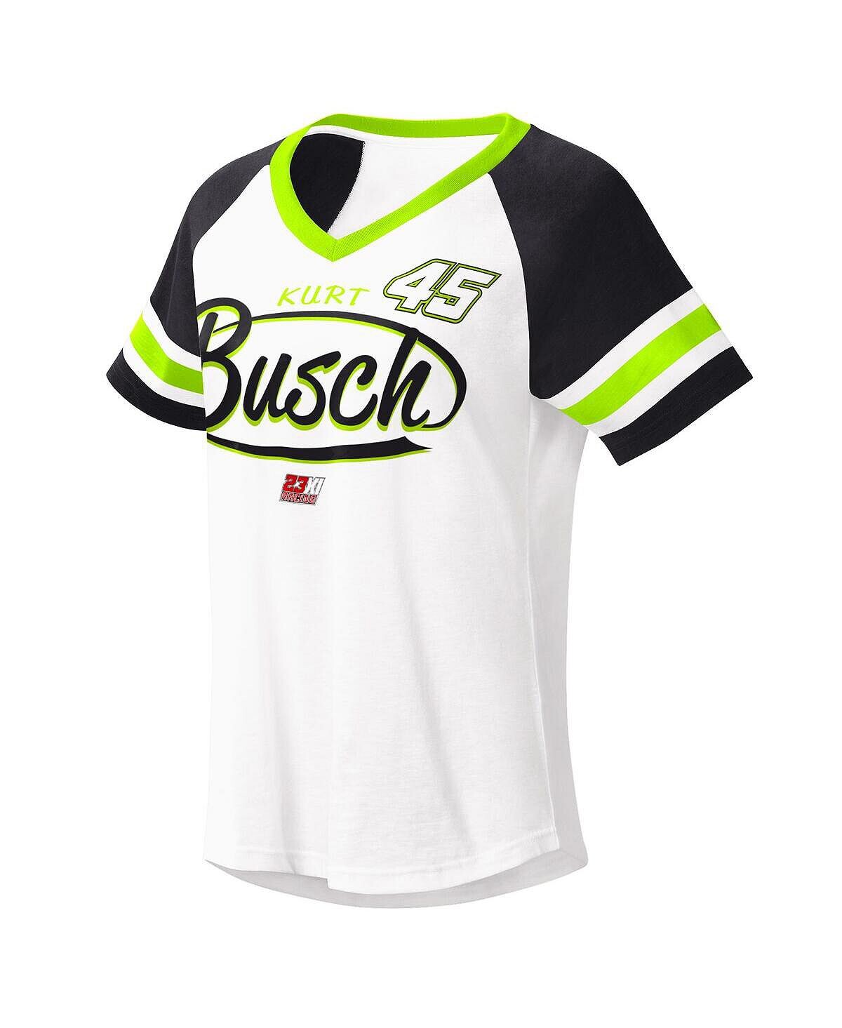 Женская бело-черная футболка с v-образным вырезом Kurt Busch Circus Catch G-III 4Her by Carl Banks, Черный, Женская бело-черная футболка с v-образным вырезом Kurt Busch Circus Catch G-III 4Her by Carl Banks
Женская бело-черная футболка с v-образным вырезом Kurt Busch Circus Catch G-III 4Her by Carl Banks, Черный, Женская бело-черная футболка с v-образным вырезом Kurt Busch Circus Catch G-III 4Her by Carl Banks