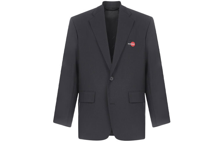 Пиджак мужской Balenciaga с логотипом, черный
Пиджак мужской Balenciaga с логотипом, черный