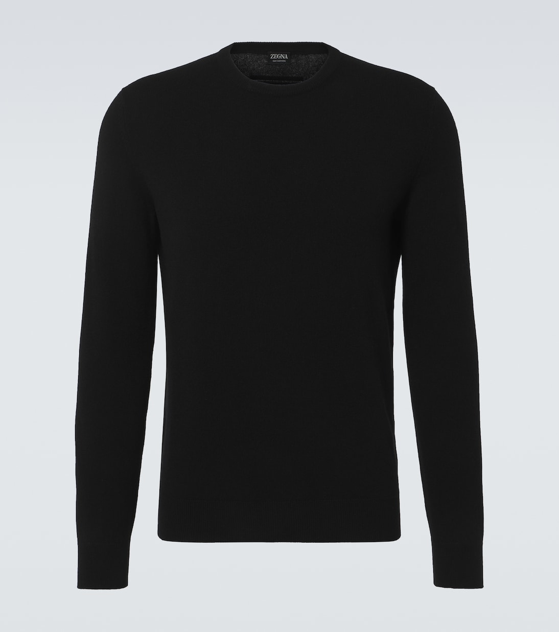 Кашемировый свитер Zegna, Black Solid 
Кашемировый свитер Zegna, Black Solid