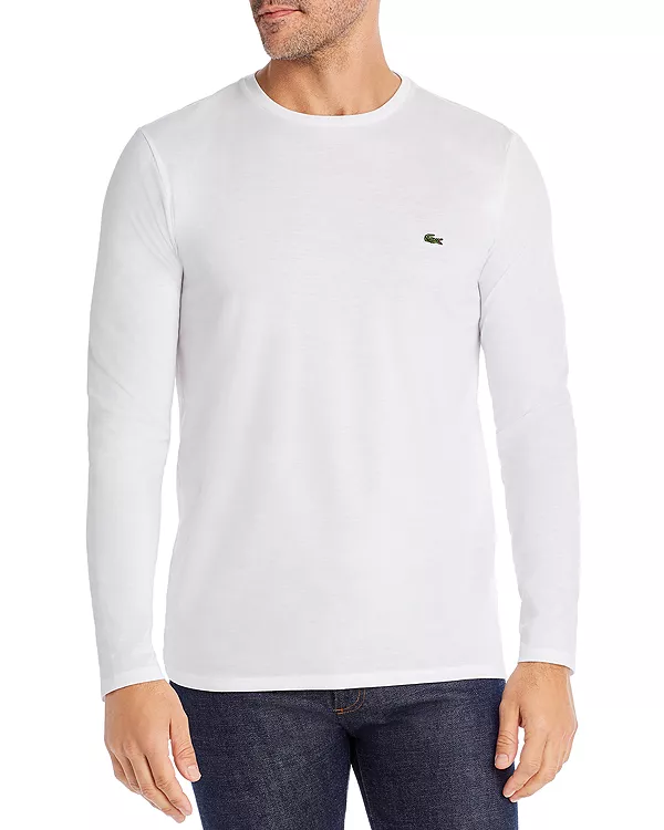 Футболка с длинными рукавами из хлопка пима Lacoste, белый
Футболка с длинными рукавами из хлопка пима Lacoste, белый