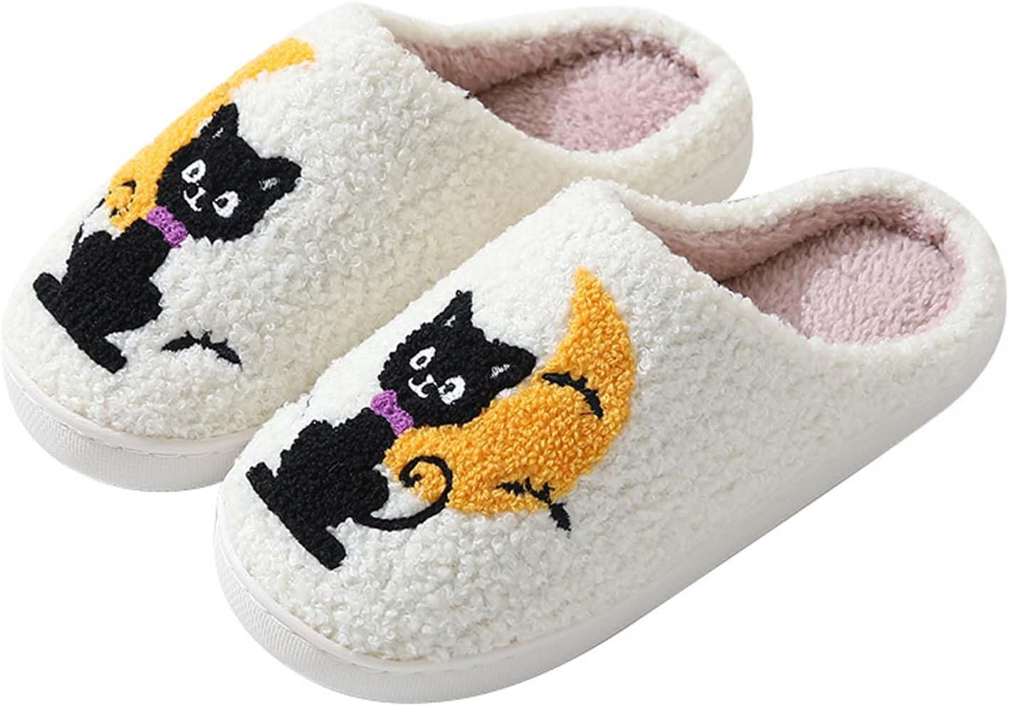 Домашние тапочки для женщин и мужчин с милыми мультяшными животными, мягкие пушистые тапочки, теплые зимние тапочки для дома, нескользящие, уютные тапочки для спальни, для использования как внутри дома, так и на улице Wuyistar, Cat Moon
Домашние тапочки для женщин и мужчин с милыми мультяшными животными, мягкие пушистые тапочки, теплые зимние тапочки для дома, нескользящие, уютные тапочки для спальни, для использования как внутри дома, так и на улице Wuyistar, Cat Moon