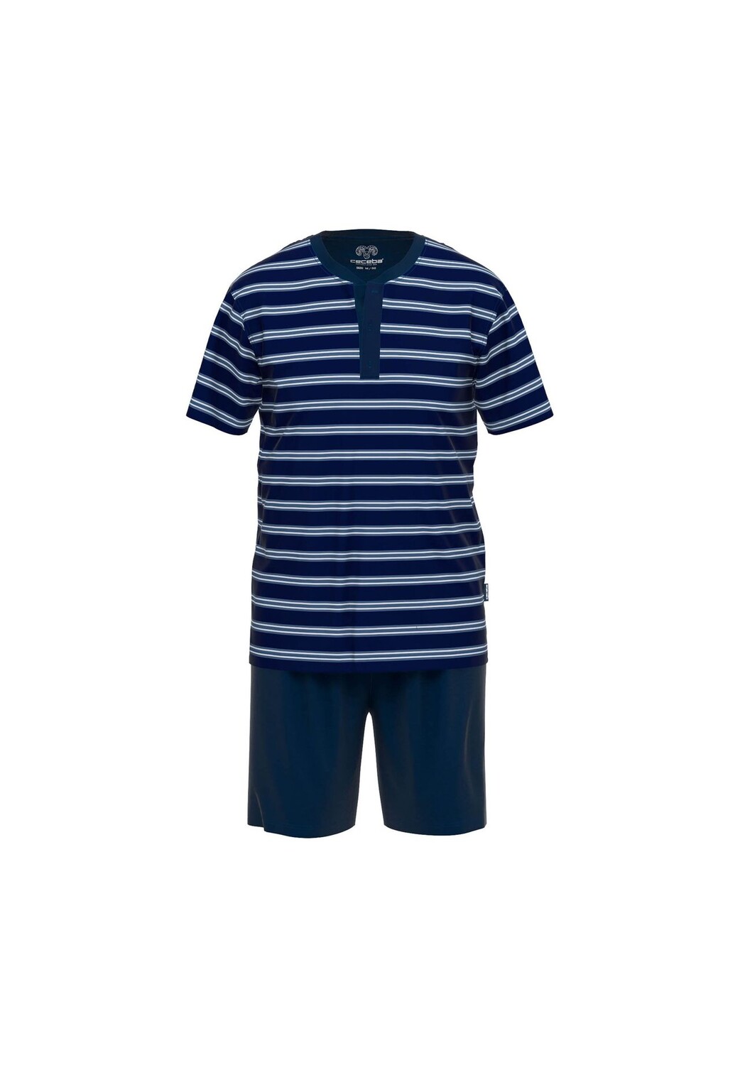 Мужские пижамы, 2 шт. Комплект - Шорти, короткий, планка на пуговицах, хлопок ceceba, синий
Мужские пижамы, 2 шт. Комплект - Шорти, короткий, планка на пуговицах, хлопок ceceba, синий