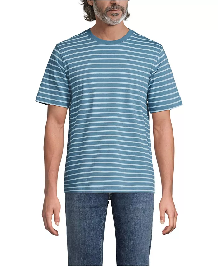 Мужская удлиненная футболка Super-T с коротким рукавом Lands' End, синий
Мужская удлиненная футболка Super-T с коротким рукавом Lands' End, синий