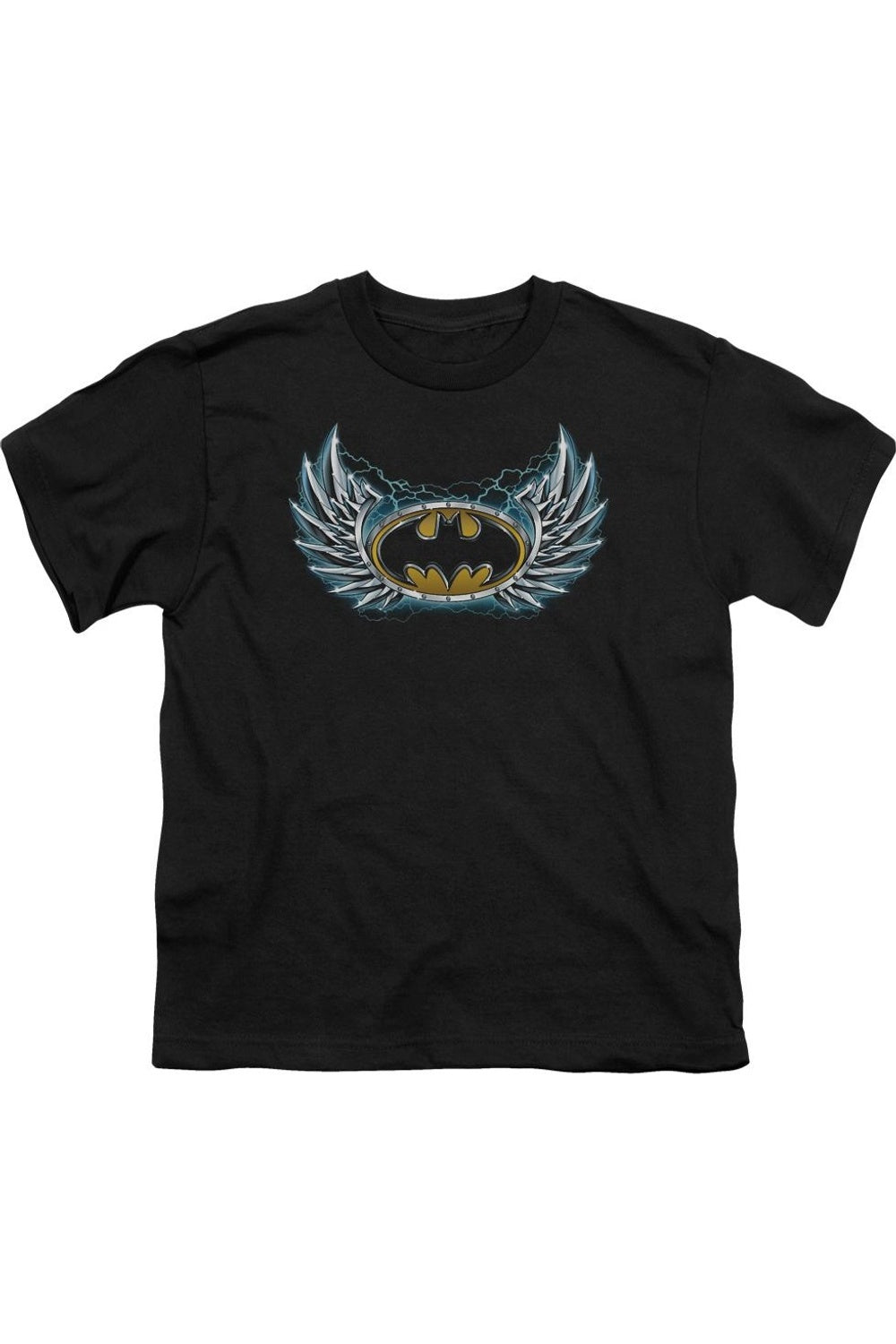 Футболка с коротким рукавом для подростков Batman с логотипом Steel Wings Gildan, черный
Футболка с коротким рукавом для подростков Batman с логотипом Steel Wings Gildan, черный