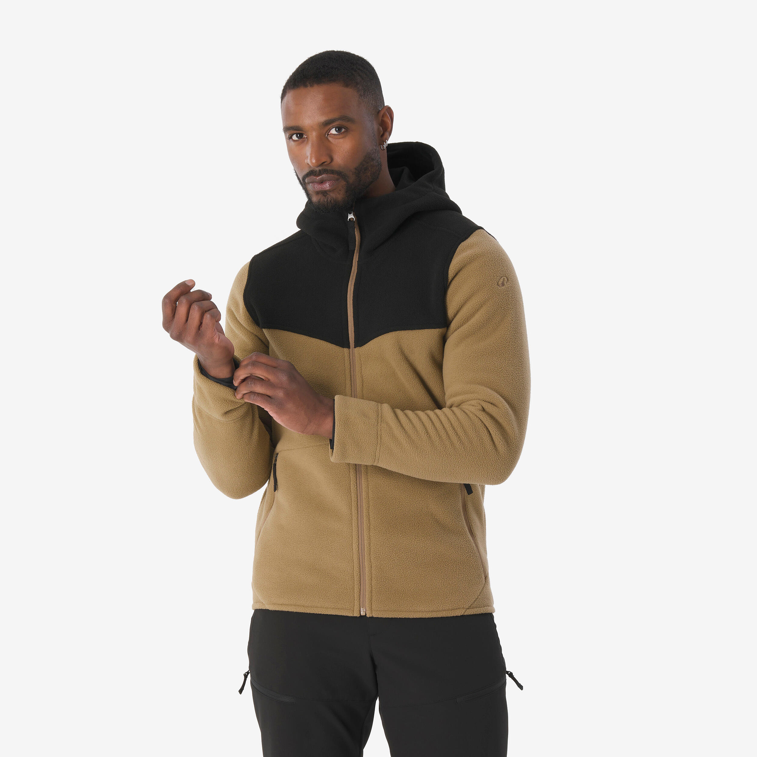 Мужская флисовая утеплённая куртка для хайкинга Quechua NH500 коричневая
Мужская флисовая утеплённая куртка для хайкинга Quechua NH500 коричневая