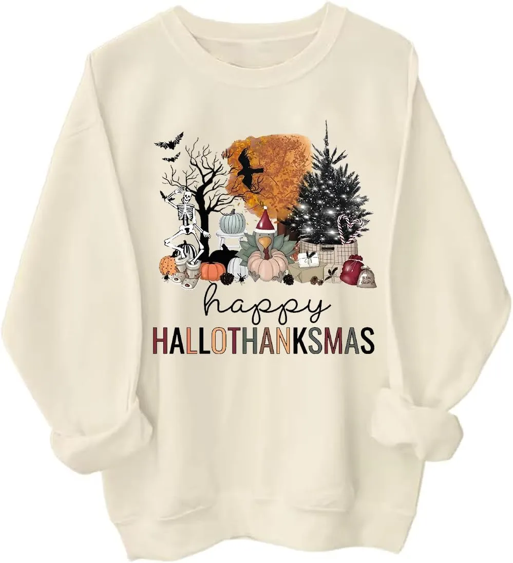Толстовка Happy Hallothanksmas с принтом
Толстовка Happy Hallothanksmas с принтом