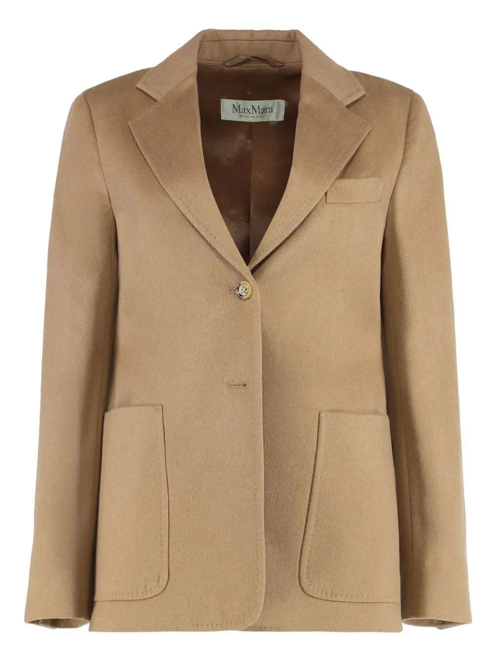 Однобортный блейзер Max Mara, нейтральный
Однобортный блейзер Max Mara, нейтральный