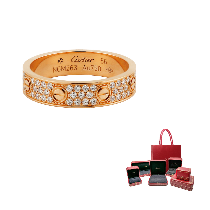 Cartier Кольцо Love с бриллиантами из желтого золота 18 карат
Cartier Кольцо Love с бриллиантами из желтого золота 18 карат