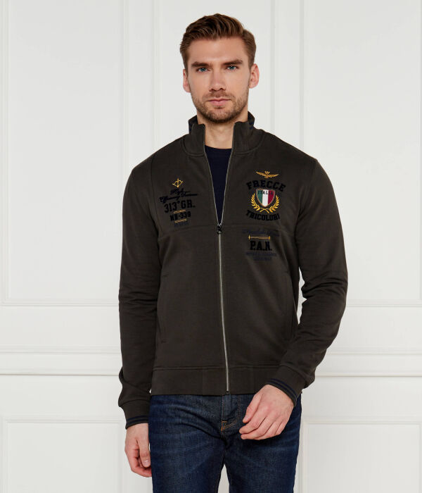 Толстовка мужская Aeronautica Militare на молнии с воротником-стойкой, зеленый
Толстовка мужская Aeronautica Militare на молнии с воротником-стойкой, зеленый