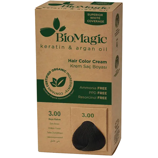 Краска для волос темно-каштановый 3.00, 250 г Biomagic Keratin&Argan oil, цвет ciemny brąz 3.00
Краска для волос темно-каштановый 3.00, 250 г Biomagic Keratin&Argan oil, цвет ciemny brąz 3.00