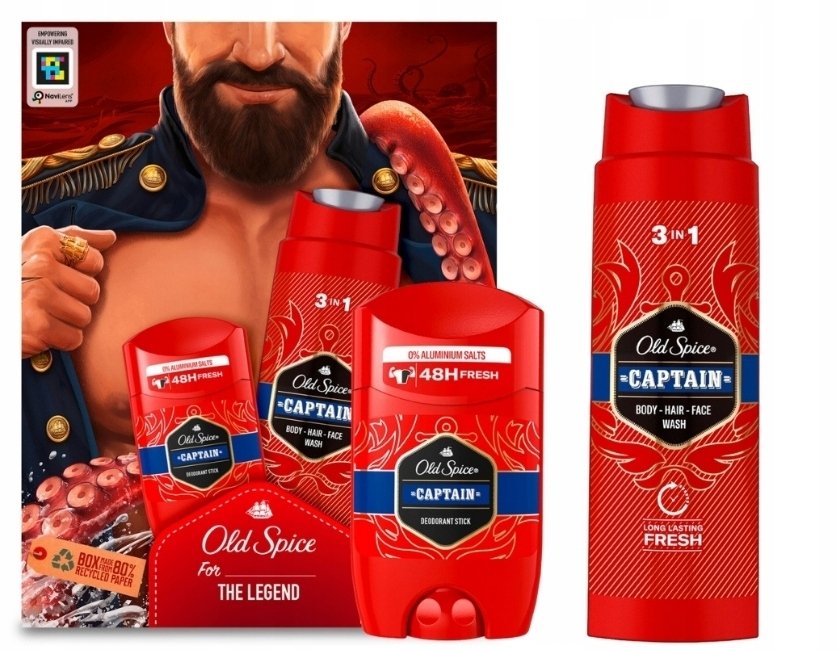 Old Spice, Dark Captain, набор косметики, 2 шт.
Old Spice, Dark Captain, набор косметики, 2 шт.