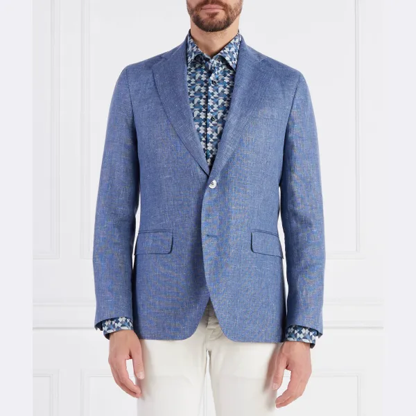 Элегантный пиджак прямого кроя Fogerty с добавлением белья Oscar Jacobson, синий
Элегантный пиджак прямого кроя Fogerty с добавлением белья Oscar Jacobson, синий