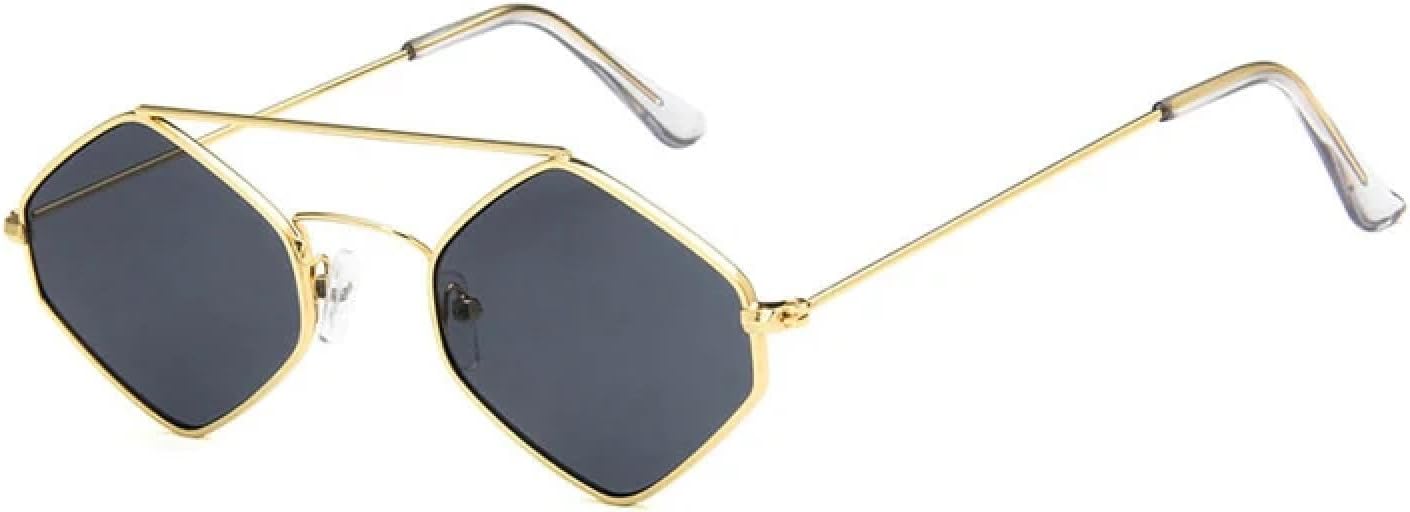 Женские солнцезащитные очки «кошачий глаз», модные многоугольные солнцезащитные очки в винтажном стиле с металлическим покрытием, защита от УФ-излучения UV400 VVTWSSW, Gold-grey
Женские солнцезащитные очки «кошачий глаз», модные многоугольные солнцезащитные очки в винтажном стиле с металлическим покрытием, защита от УФ-излучения UV400 VVTWSSW, Gold-grey