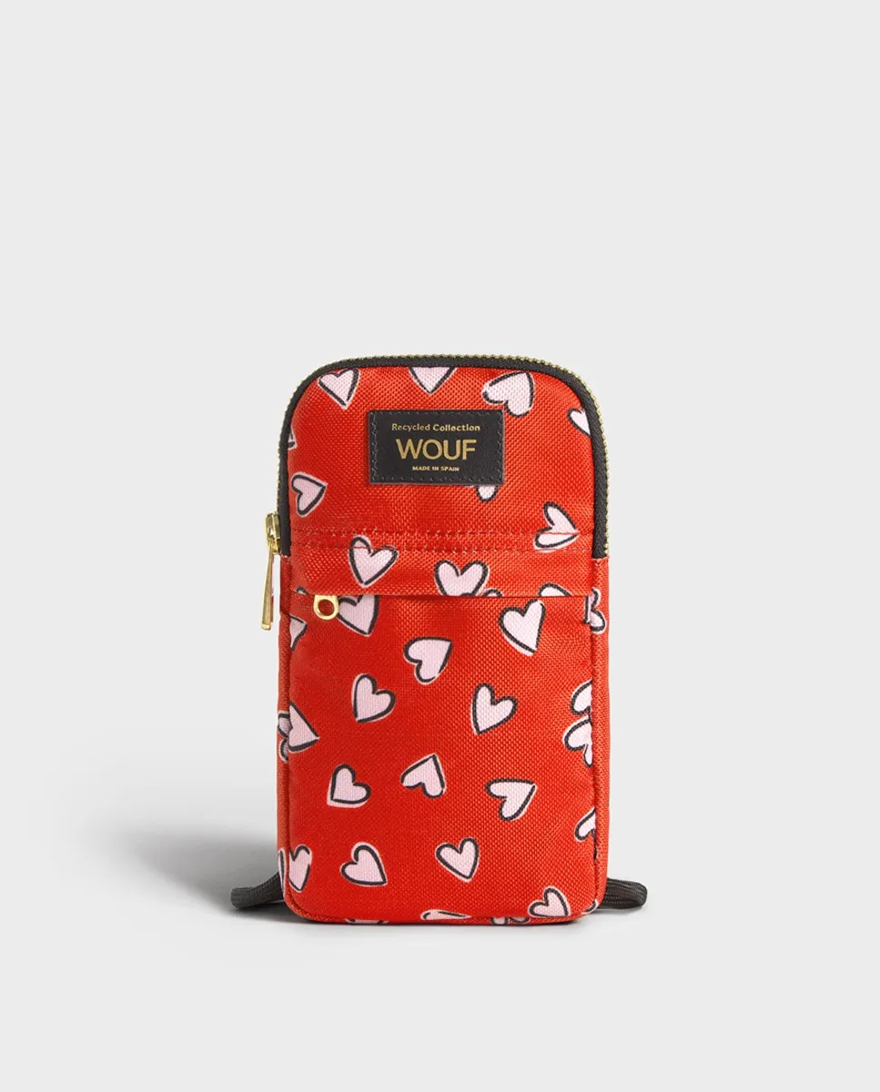 Сумка на шнурке с карманом и задним отделением для мобильного телефона Wouf, красный
Сумка на шнурке с карманом и задним отделением для мобильного телефона Wouf, красный