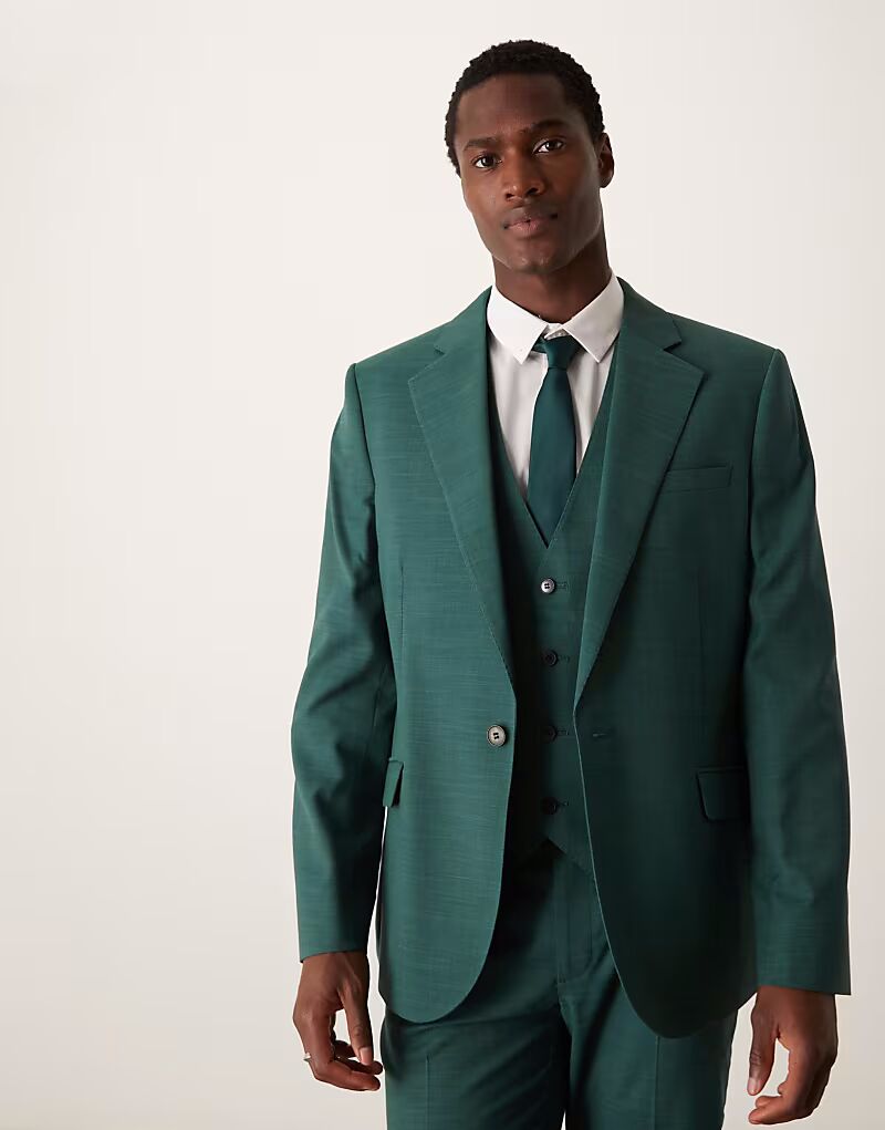 Узкий пиджак ASOS DESIGN в зеленую клетку
Узкий пиджак ASOS DESIGN в зеленую клетку