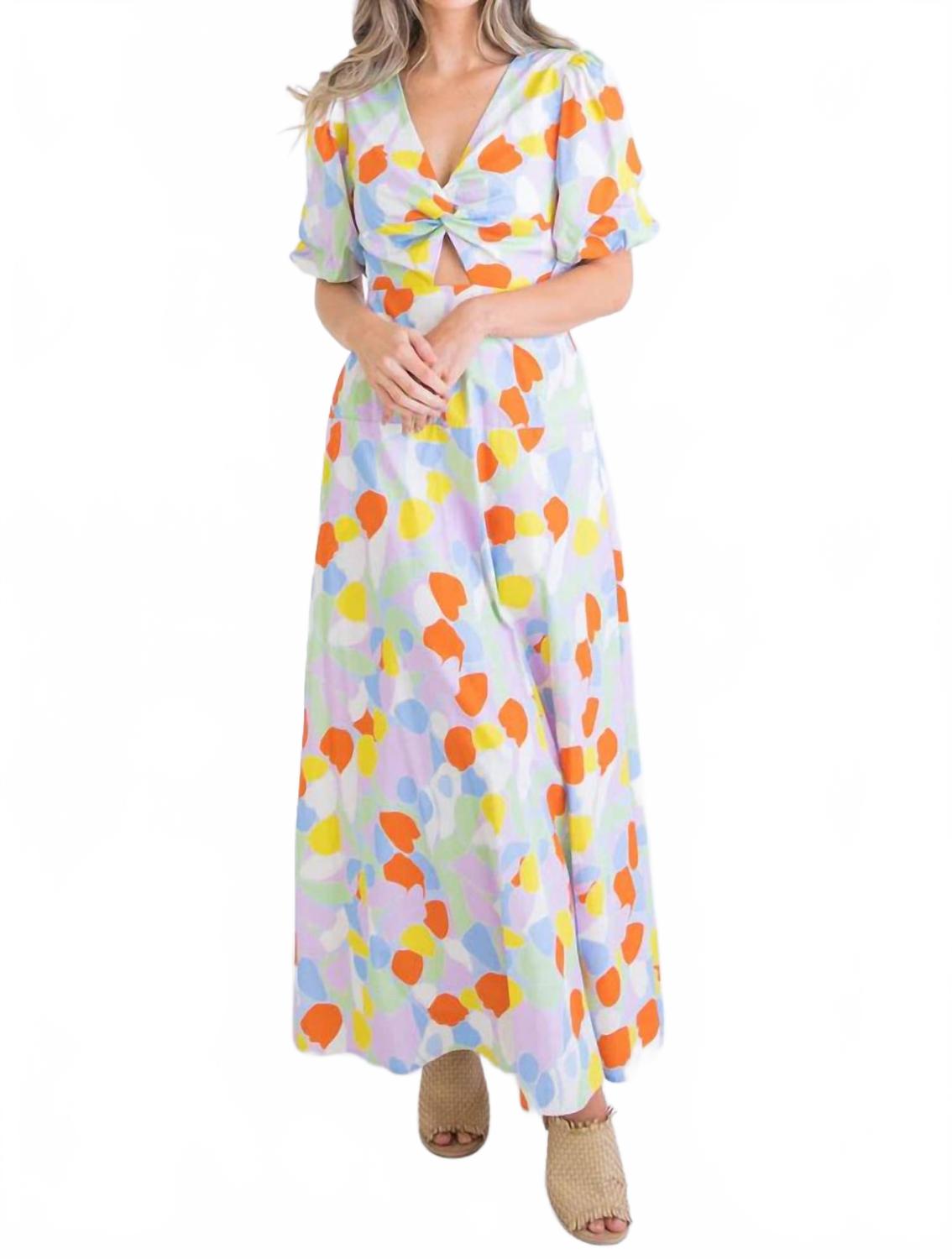 Женское платье с узлом и прорезью на рукаве в мозаичном стиле Karlie, Mosaic
Женское платье с узлом и прорезью на рукаве в мозаичном стиле Karlie, Mosaic