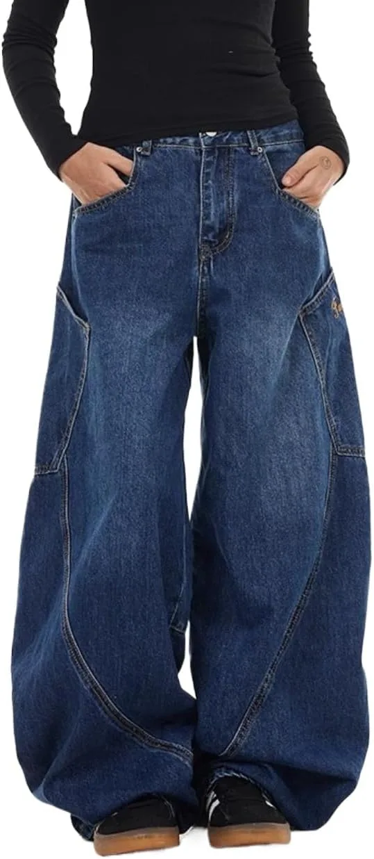 Брюки джинсовые Baggy для женщин, широкие, с высокой талией TYHOTULY
Брюки джинсовые Baggy для женщин, широкие, с высокой талией TYHOTULY