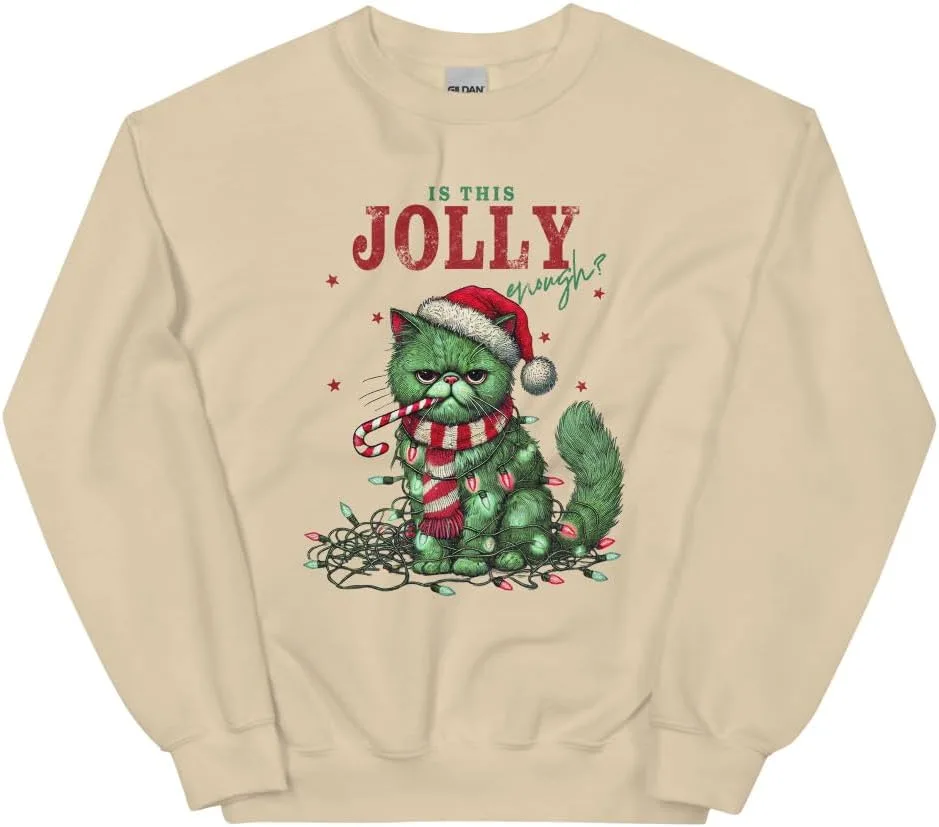 Свитшот Jolly Enough с котиком
Свитшот Jolly Enough с котиком