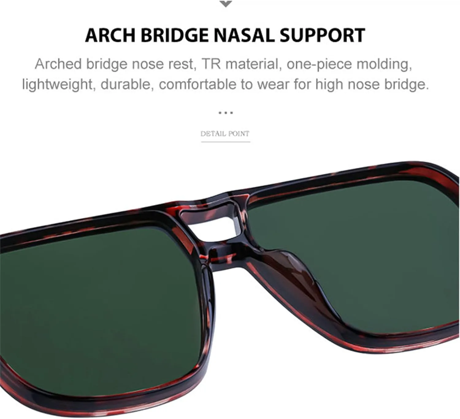 Солнцезащитные очки-пилот в стиле ретро от Helena для женщин, квадратной формы, с двойной перемычкой, для вождения и путешествий, защита от УФ-излучения UV400, C6
Солнцезащитные очки-пилот в стиле ретро от Helena для женщин, квадратной формы, с двойной перемычкой, для вождения и путешествий, защита от УФ-излучения UV400, C6