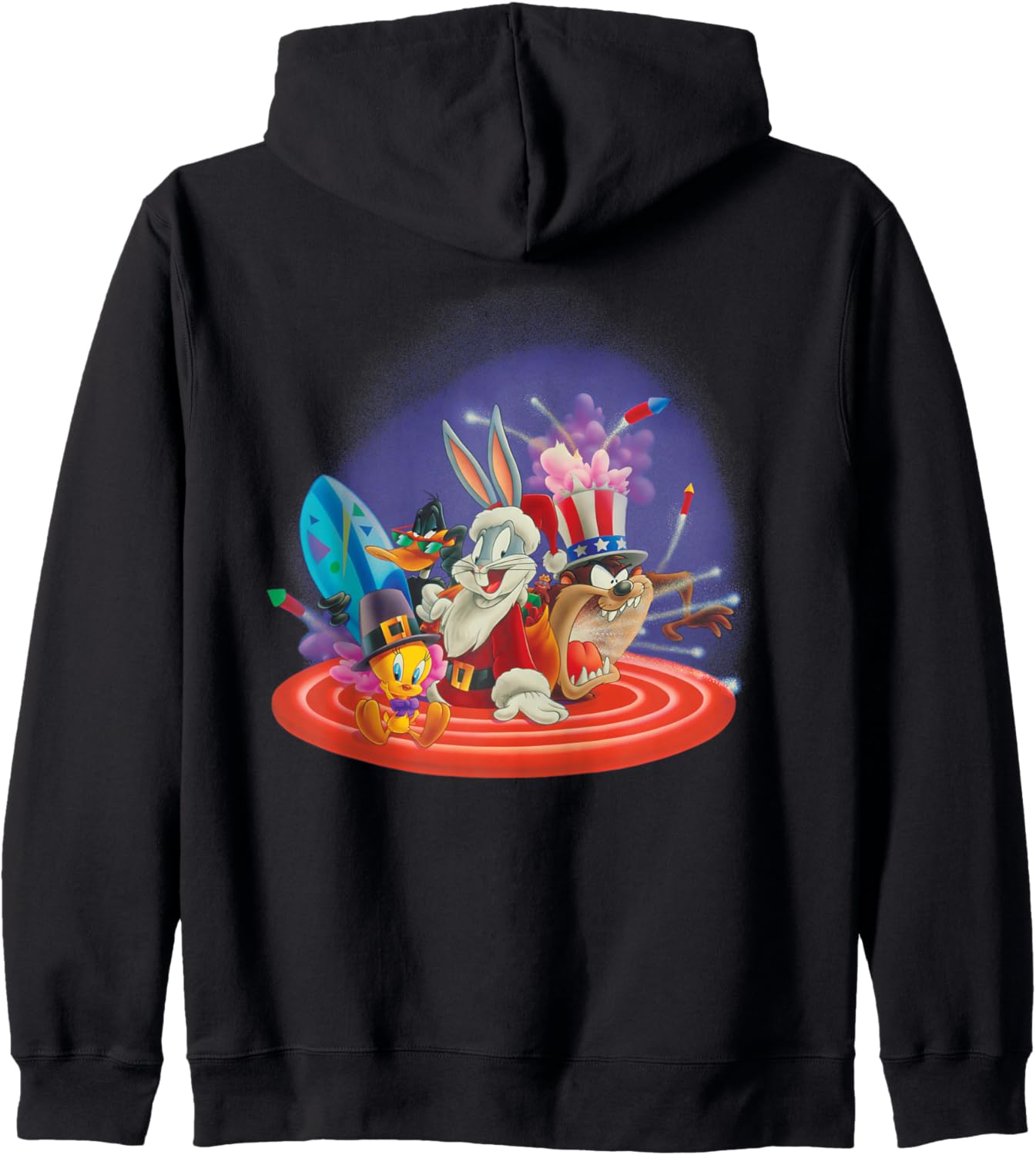 Американская толстовка на молнии Looney Tunes American Holiday 01, черный
Американская толстовка на молнии Looney Tunes American Holiday 01, черный