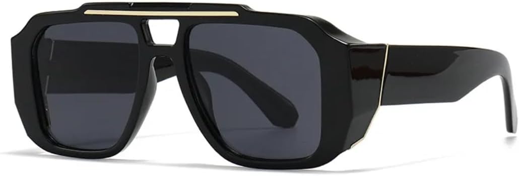 Винтажные женские солнцезащитные очки с двойной перемычкой, модные солнцезащитные очки с градиентным переходом, солнцезащитные очки UV400 для мужчин UUPTTPL, Black Black
Винтажные женские солнцезащитные очки с двойной перемычкой, модные солнцезащитные очки с градиентным переходом, солнцезащитные очки UV400 для мужчин UUPTTPL, Black Black