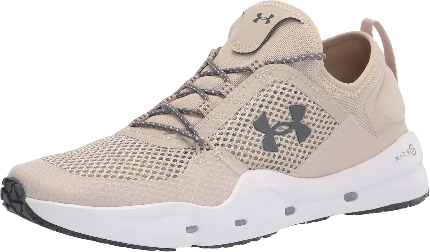 Under Armour Mens Micro G Kilchis, Khaki Base (200)/White
Under Armour Mens Micro G Kilchis, Khaki Base (200)/White