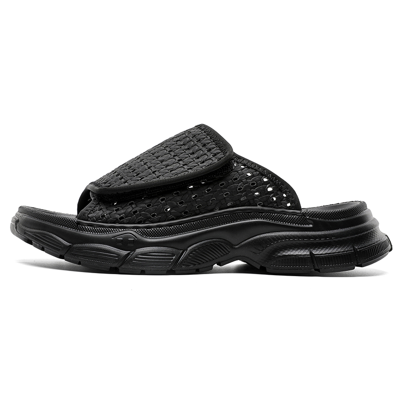 FAPAI Мужские противоскользящие тапочки с устойчивостью к истиранию черные, цвет Black
FAPAI Мужские противоскользящие тапочки с устойчивостью к истиранию черные, цвет Black