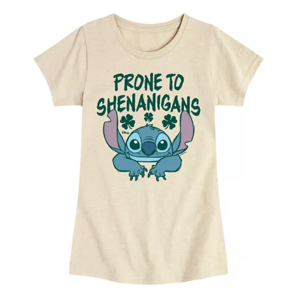 Футболка «Лило и Стич, девочки 7-16 лет, склонные к проделкам» Disney, бежевый
Футболка «Лило и Стич, девочки 7-16 лет, склонные к проделкам» Disney, бежевый