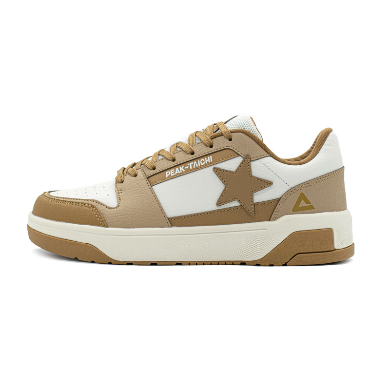 PEAK Низкие износостойкие амортизирующие кроссовки для скейтбординга, мужские, белые, коричневые
PEAK Низкие износостойкие амортизирующие кроссовки для скейтбординга, мужские, белые, коричневые