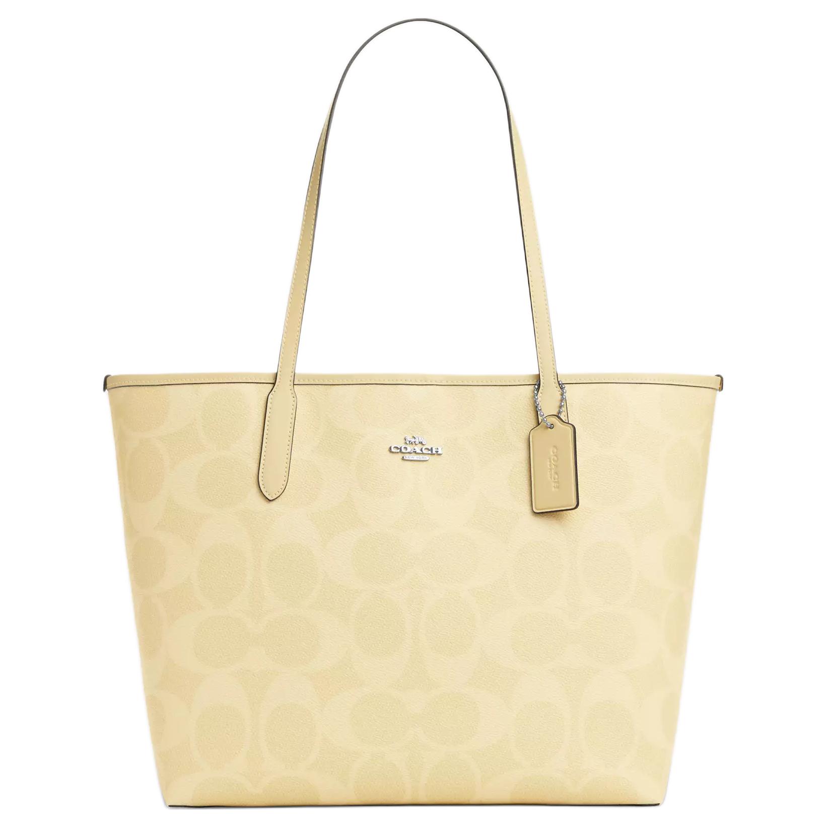 COACH Городская сумка-шоппер из прорезиненного хлопка
COACH Городская сумка-шоппер из прорезиненного хлопка