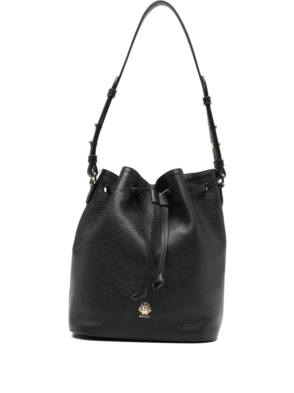 Кожаная сумка-ведро с завязкой Bally, черный
Кожаная сумка-ведро с завязкой Bally, черный