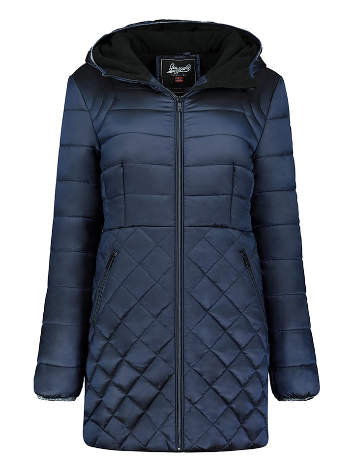 Стеганое пальто Geographical Norway Steppmantel Alison, темно-синий
Стеганое пальто Geographical Norway Steppmantel Alison, темно-синий