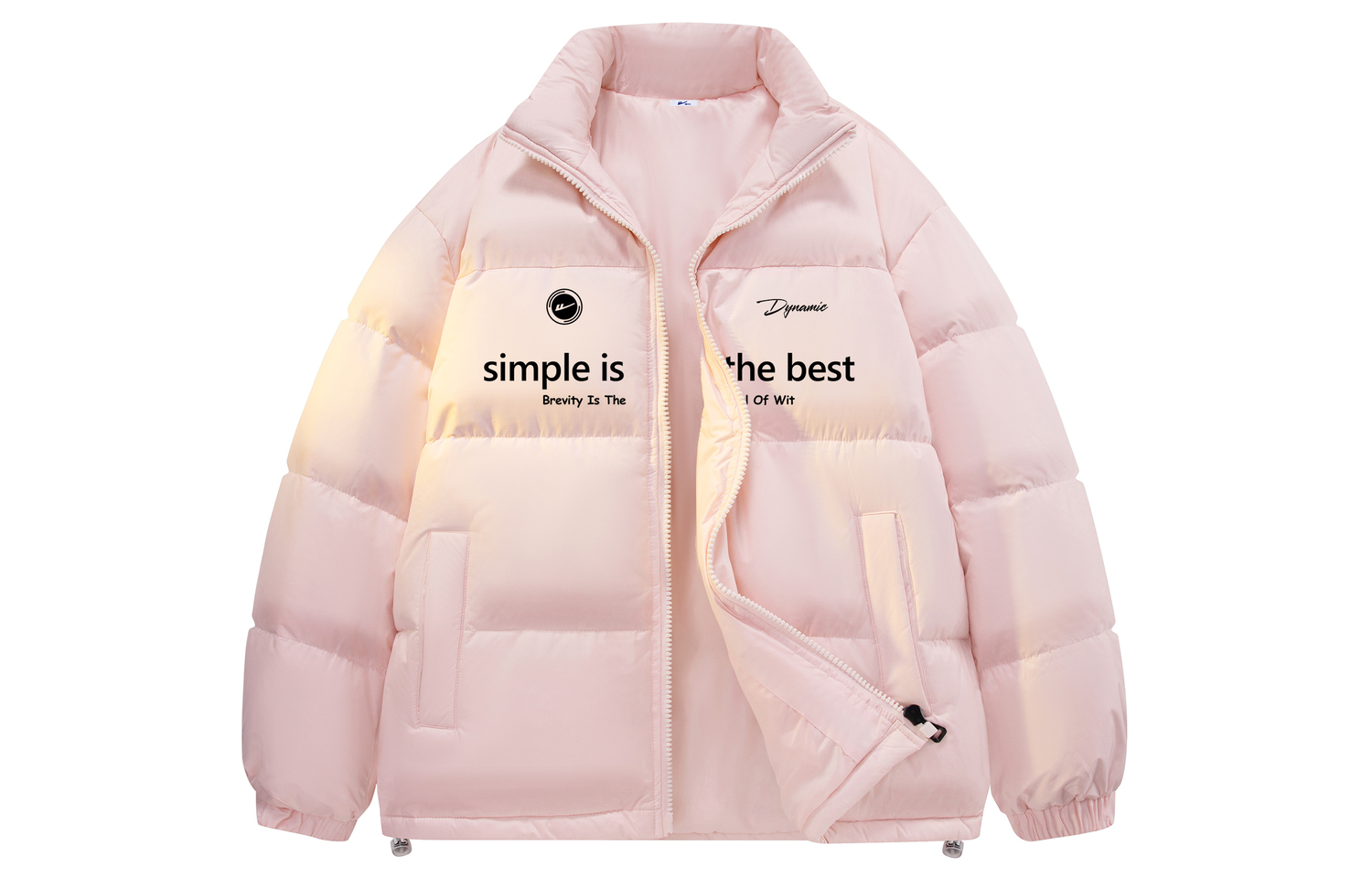 WARRIOR Пуховик унисекс серии Candy Cube, Pink 
WARRIOR Пуховик унисекс серии Candy Cube, Pink