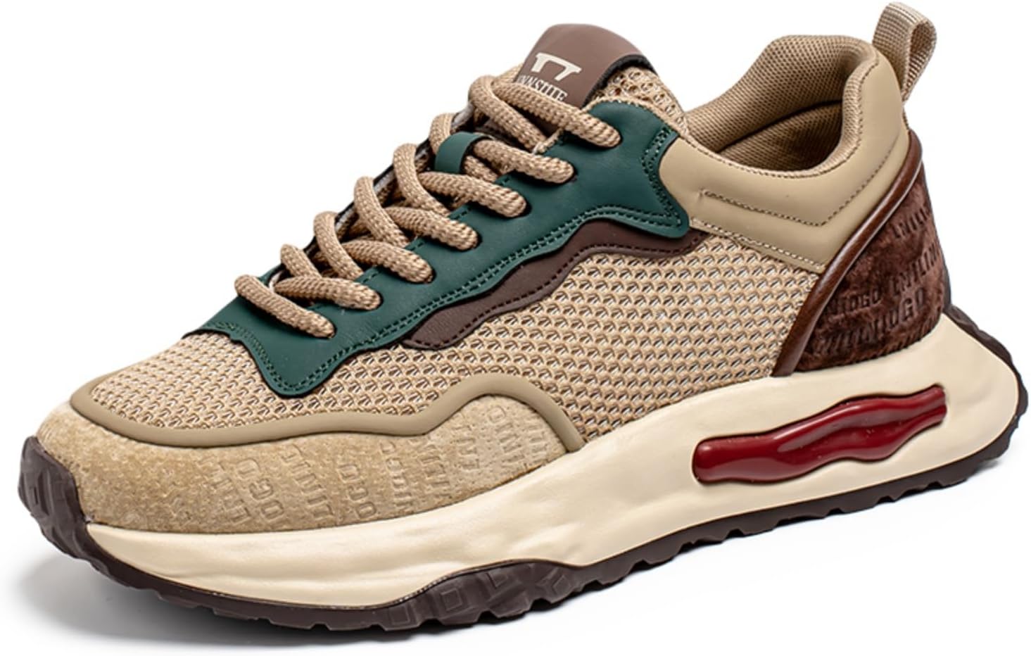 Мужские модные дышащие кроссовки на платформе с сеткой и шнуровкой, повседневные ретро, мягкие, спортивные, противоскользящие, для бега, ходьбы и повседневного ношения Netehadi, хаки
Мужские модные дышащие кроссовки на платформе с сеткой и шнуровкой, повседневные ретро, мягкие, спортивные, противоскользящие, для бега, ходьбы и повседневного ношения Netehadi, хаки