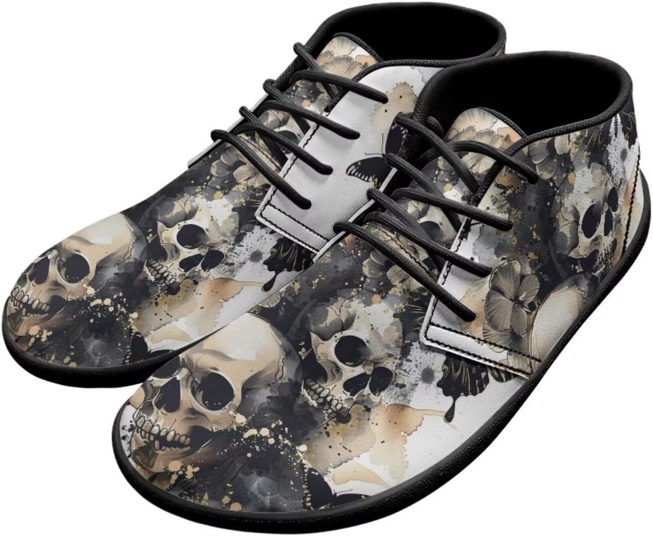 Мужские кроссовки Men's Skull Barefoot с голой пяткой, с широким носком, для ходьбы, минималистичные кроссовки-тренеры с подошвой без подъема Pointodoor, Skull Butterfly
Мужские кроссовки Men's Skull Barefoot с голой пяткой, с широким носком, для ходьбы, минималистичные кроссовки-тренеры с подошвой без подъема Pointodoor, Skull Butterfly