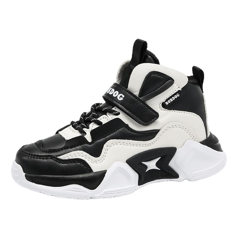 Детские кроссовки для бега BOBDOG, черный/белый 
Детские кроссовки для бега BOBDOG, черный/белый